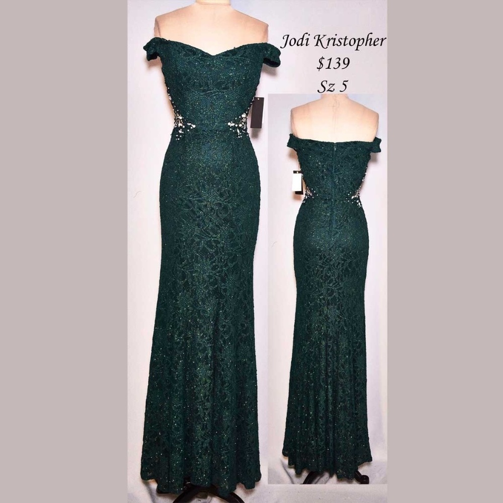 Lace Off the Shoulder Gown
